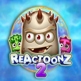 Reactoonz 2 logo – Slots by Play’n GO at Gamble Zen Casino