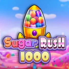 Sugar Rush 1000 logo by Pragmatic Play at Gamble Zen Casino